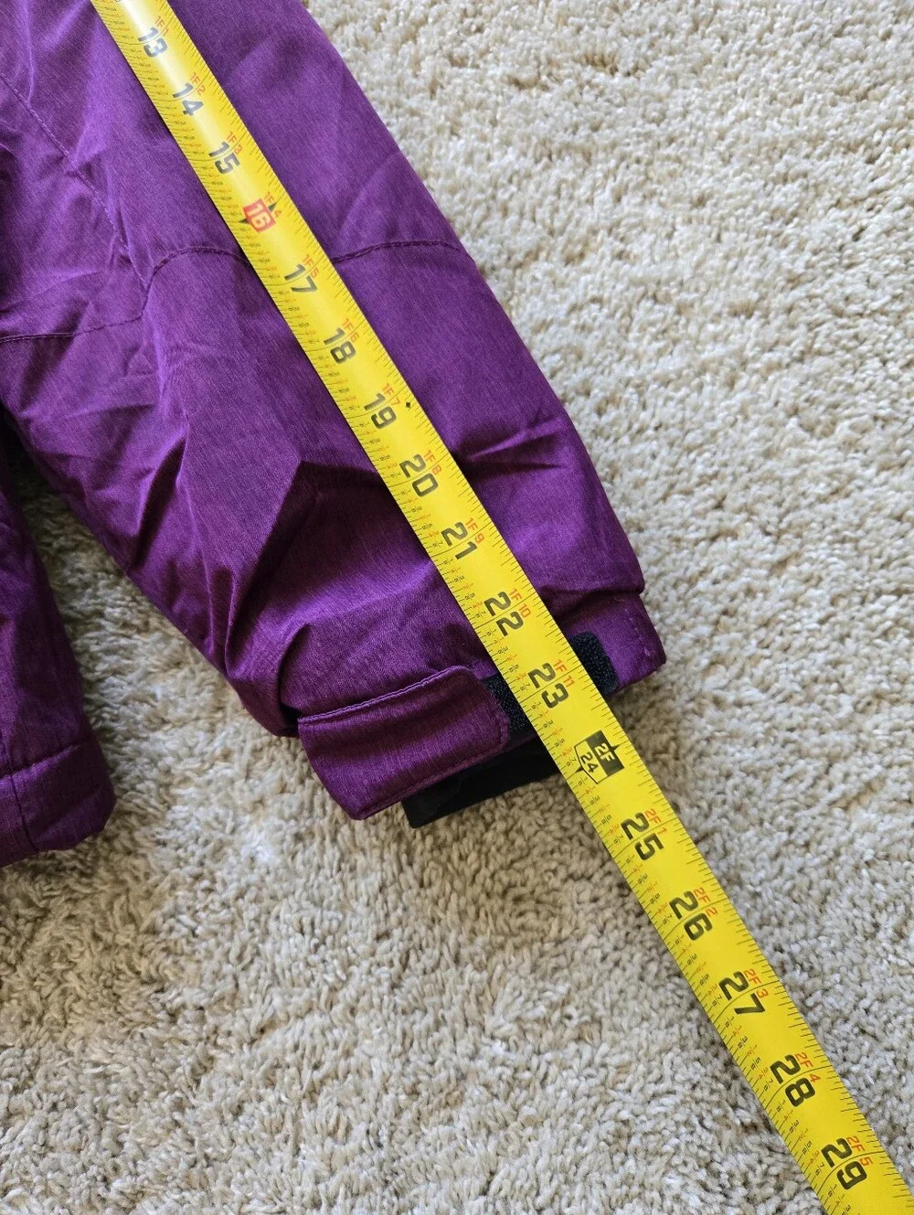 Wantdo Ski Jacket Womens L Plum Purple Full Zip